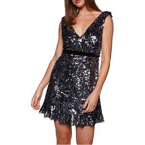Free People, Siren Sequin Dress, Black, Size 4, 8, NWT